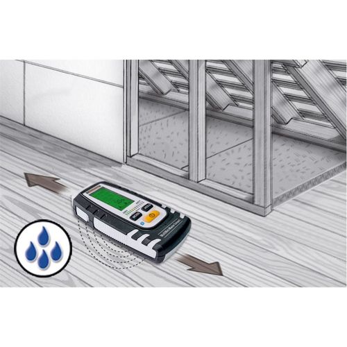מד לחות מקצועי בסריקה ונעיצה עם ממשק בלוטוס - LASERLINER Multi Wet Master Compact Plus