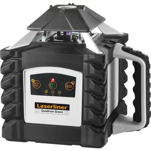 לייזר אוטומטי מסתובב קרן ירוקה עם מקלט (SensoLite 410) - LASERLINER Quadrum G 410S
