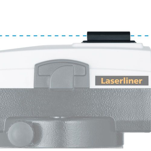 מאזנת אופטית LASERLINER AL 32 Plus דגם 080.85-1 - מכשיר מדידה מקצועי עם הגדלה פי 32 ומפצה אוטומטי לעבודות בנייה ומדידה מדויקות