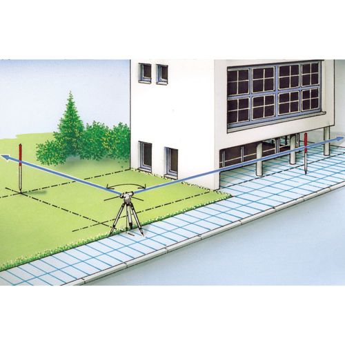 מאזנת אופטית LASERLINER AL 32 Plus דגם 080.85-1 - מכשיר מדידה מקצועי עם הגדלה פי 32 ומפצה אוטומטי לעבודות בנייה ומדידה מדויקות