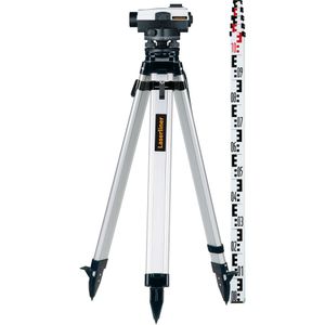 מאזנת אופטית נטענת 26 עם חצובה ולאטה - LASERLINER AL 26 Plus