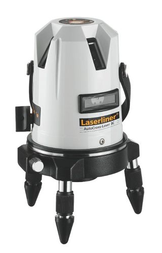 מאזנת לייזר LASERLINER Auto Cross Laser 3C Pro 031.212L - מכשיר מקצועי עם 3 קווי לייזר אדומים לעבודות יישור ומדידה מדויקות