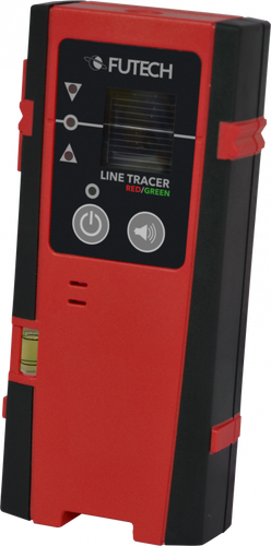 לוכד קרן לייזר FUTECH LT.150.10 - מכשיר קומפקטי לזיהוי קרני לייזר אדומות וירוקות עם חיווי LED ומהדק התקנה למדידות מקצועיות