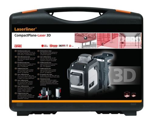 פלס לייזר LASERLINER Compact Plane Laser 3D מק