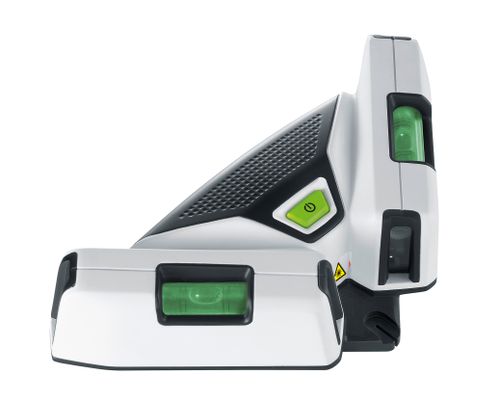 לייזר רצפים LASERLINER SuperSquare Laser 2G Plus 081.138A - 2 קרני לייזר ירוקות בטכנולוגיית DLD להתקנת אריחים ויישור מקצועי