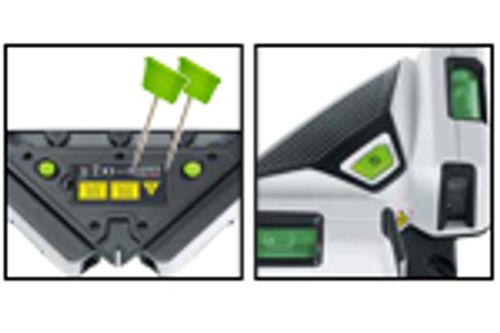 לייזר רצפים LASERLINER SuperSquare Laser 2G Plus 081.138A - 2 קרני לייזר ירוקות בטכנולוגיית DLD להתקנת אריחים ויישור מקצועי