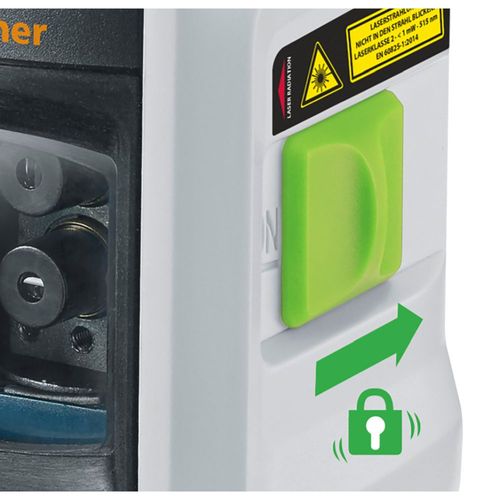 פלס לייזר צלב LASERLINER SmartVision 081.336A - מכשיר קומפקטי עם טכנולוגיית לייזר ירוק למדידות מדויקות ופיפלוס אוטומטי
