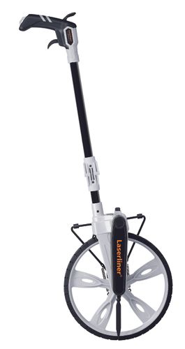 גלגלת מדידה מכנית LASERLINER RollPilot S12 075.005A - עיצוב מתקפל עם תצוגה גדולה למדידה מדויקת עד 9,999 מטר