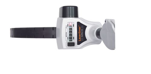 גלגלת מדידה מכנית LASERLINER RollPilot S12 075.005A - עיצוב מתקפל עם תצוגה גדולה למדידה מדויקת עד 9,999 מטר