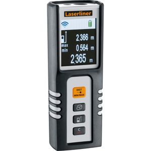מד טווח לייזר 25 מטר נטען עם תצוגה צבעונית - LASERLINER Distance Master Compact