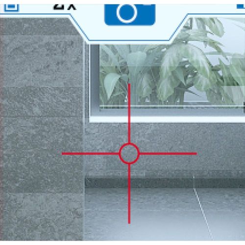 מד טווח לייזר LASERLINER Distance Master Vision 080.980A - מכשיר מדידה מקצועי עם מצלמה וזום דיגיטלי למדידות מדויקות עד 80 מטר