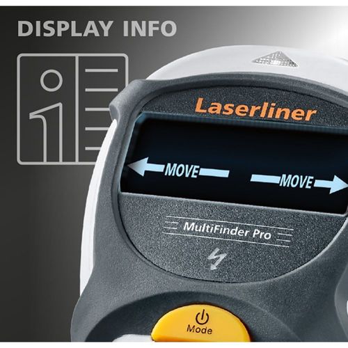סורק גלאי מקצועי LASERLINER Multi Finder Pro מק