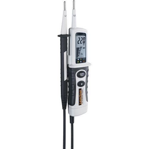 בודק מתח ורציפות דיגיטלי LASERLINER 083.025A ActiveMaster Digital - מכשיר מקצועי עם צג LCD לבדיקת מתח AC/DC ורציפות עם חיווי צליל