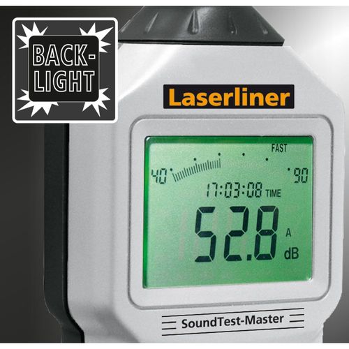 מד עוצמת קול מקצועי LASERLINER Sound Test Master מק