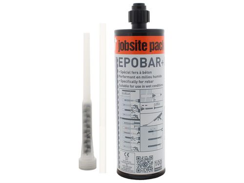 דבק עיגון כימי EPOBAR SPIT - וינילסטר נטול סטירן לעיגון קוצי זיון בבטון עם אישור ETA ועמידות אש 4 שעות