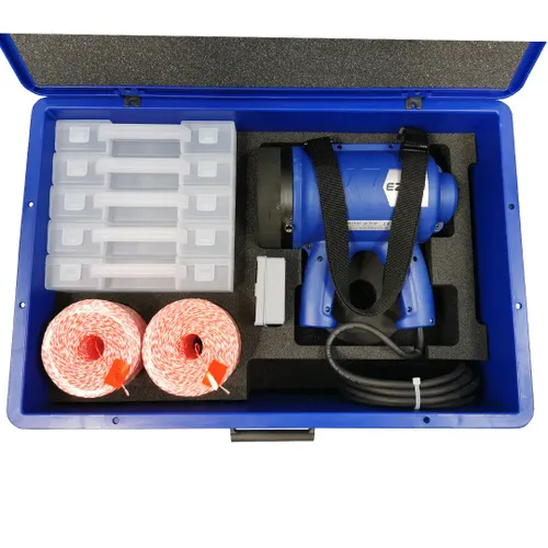 אקדח השחלת חוטי משיכה EZ ZEITLER EZ-100 - מכשיר קומפקטי וקל משקל להשחלת חוטים בצנרת חשמל ותקשורת למרחקים ארוכים