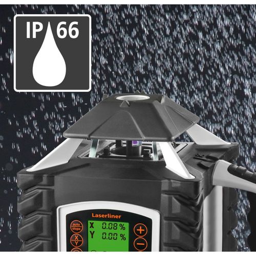 לייזר שיפוע דו צירי דיגיטלי LASERLINER Quadrum DigiPlus 410S מק