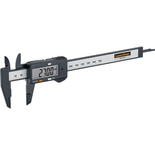קליפר דיגיטלי LASERLINER MetricStar 075.505A - מכשיר מדידה מקצועי עם צג LCD לקריאה נוחה ומדידות מדויקות