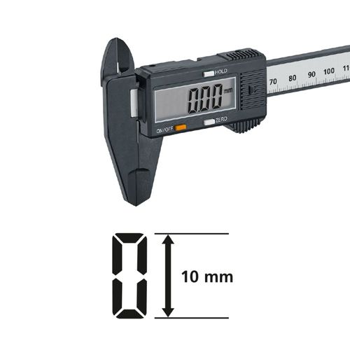 קליפר דיגיטלי LASERLINER MetricStar 075.505A - מכשיר מדידה מקצועי עם צג LCD לקריאה נוחה ומדידות מדויקות