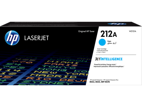 טונר כחול HP 212A Cyan Original LaserJet