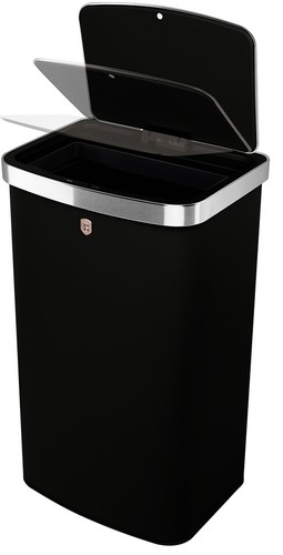 פח אשפה מעוצב חיישן אוטומטי Berlinger Haus Black Rose BH9796 60L