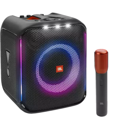 רמקול בידורית + מיקרופון אלחוטי JBL PartyBox Encore 100W - צבע שחור