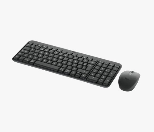 סט מקלדת ועכבר בלוטוס LOGITECH MK250 GRAPHITE  - גרפיט