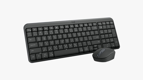 סט מקלדת ועכבר בלוטוס LOGITECH MK250 GRAPHITE  - גרפיט