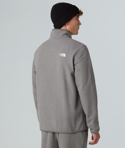 חולצת מיקרופליז גברים GLACIER 100 1/4 ZIP Mid Grey Heather