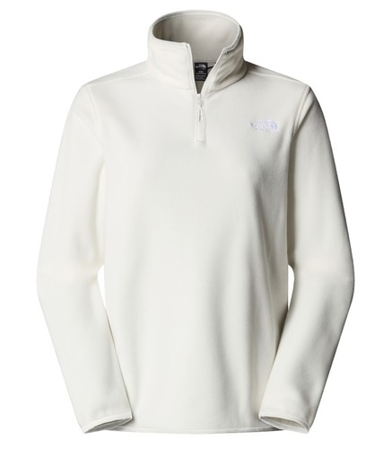 חולצת מיקרופליז נשים GLACIER 100 1/4 ZIP TWhite Dune