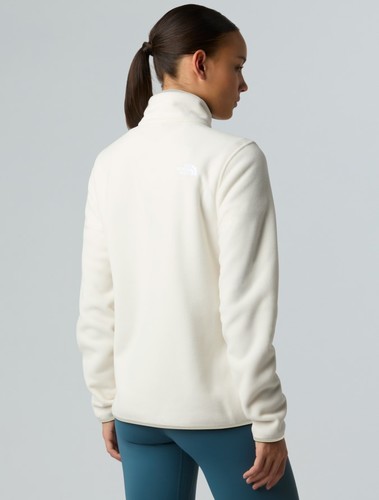 חולצת מיקרופליז נשים GLACIER 100 1/4 ZIP TWhite Dune