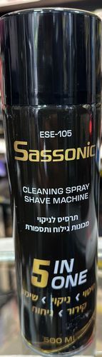  תרסיס לניקוי ושימון למכונות גילוח ESE105 Sassonic
