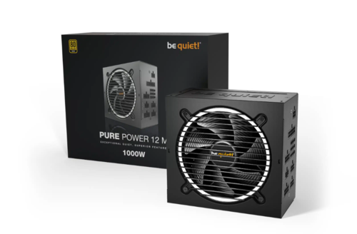 ספק כוח למחשב Be Quiet Pure Power 12M דגם BN345, עוצמה 1000W