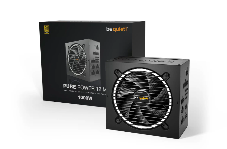 ספק כוח למחשב Be Quiet Pure Power 12M (BN345) Gold Modular 1000W