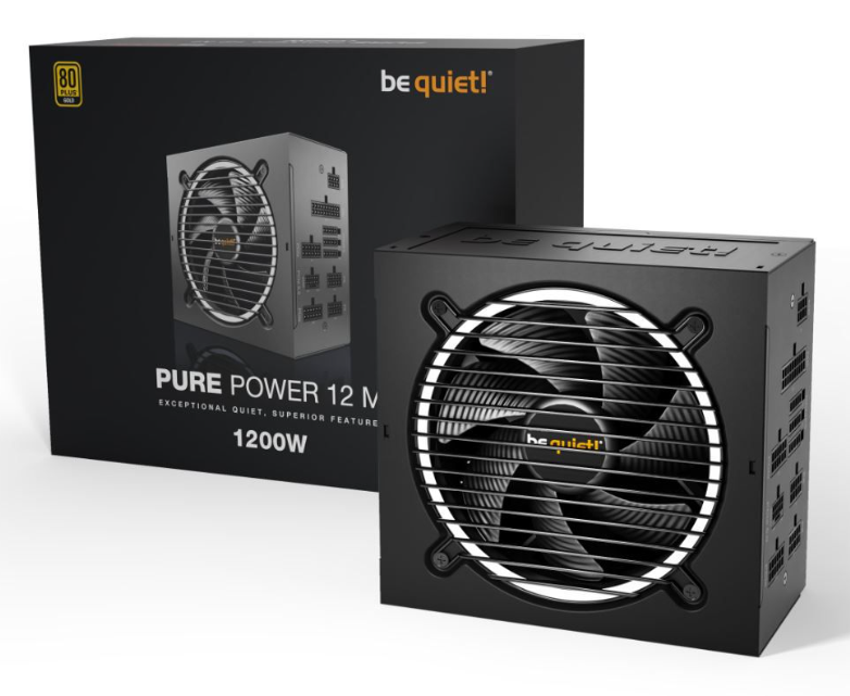 ספק כוח למחשב Be Quiet Pure Power 12M (BN346) Gold Modular 1200W