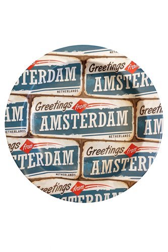 מאפרת מתכת עגולה – AMSTERDAM Greetings
