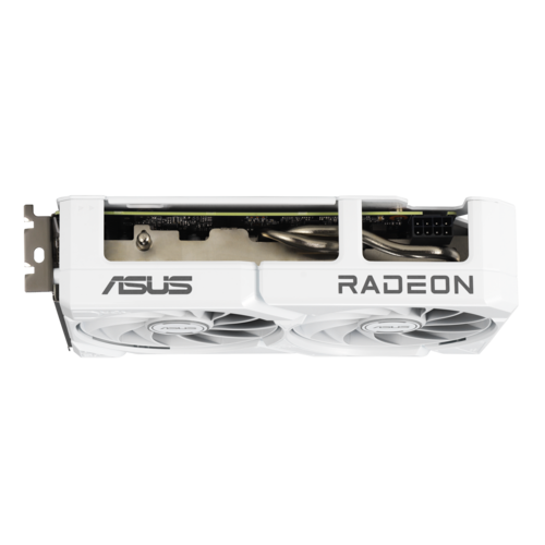 כרטיס מסך לבן ASUS Dual Radeon RX 9060 XT 16GB GDDR6 White Edition