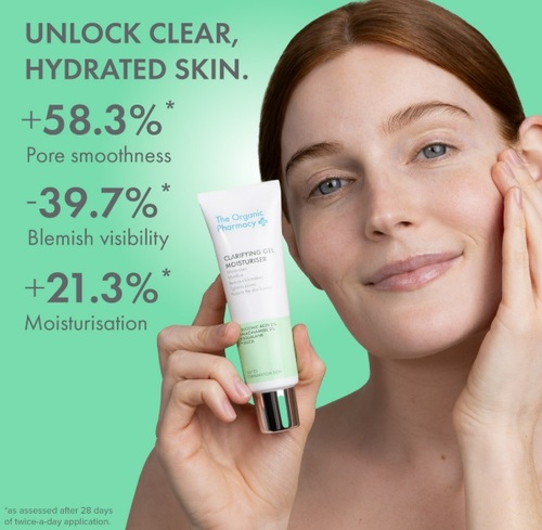 ג'ל  לחות The Organic Pharmacy Clarifying Gel Moisturiser  40 ml