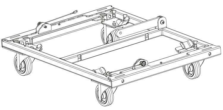 עגלת נשיאה RCF KRT-WH 002 Cart