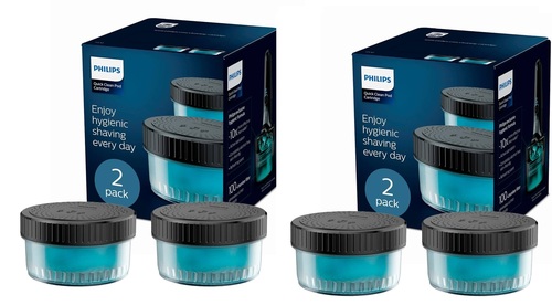 מארז 4 נוזל ניקוי וחיטוי למכונת גילוח Philips CC12 פיליפס 