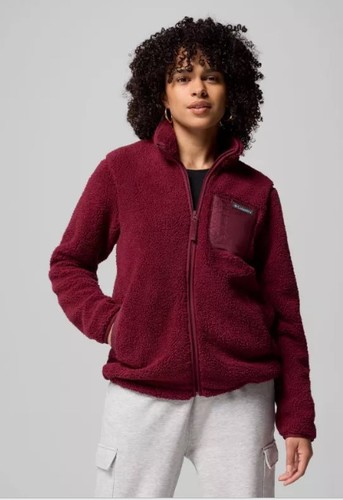 פליז לנשים WEST BEND II Full Zip יין אדום - Columbia(קולומביה)