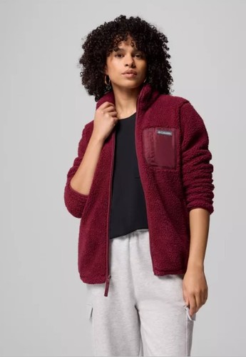 פליז לנשים WEST BEND II Full Zip יין אדום - Columbia(קולומביה)