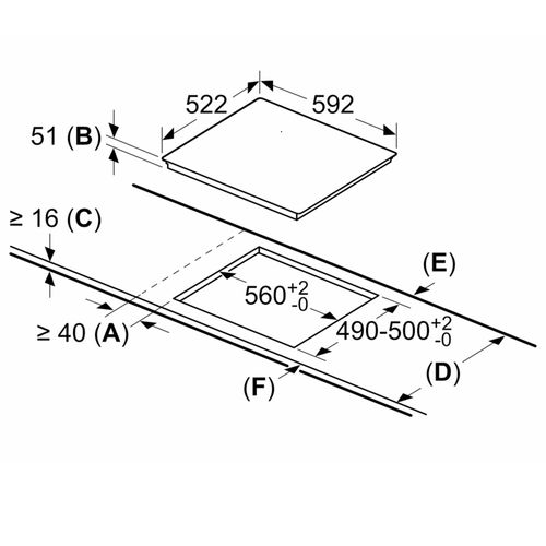 ‏כיריים אינדוקציה *Bosch PIE611BB5E בוש