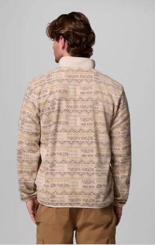 מעיל מיקרו-פליז גברים Sequoia Grove Printed Full Zip בז' - Columbia(קולומביה)