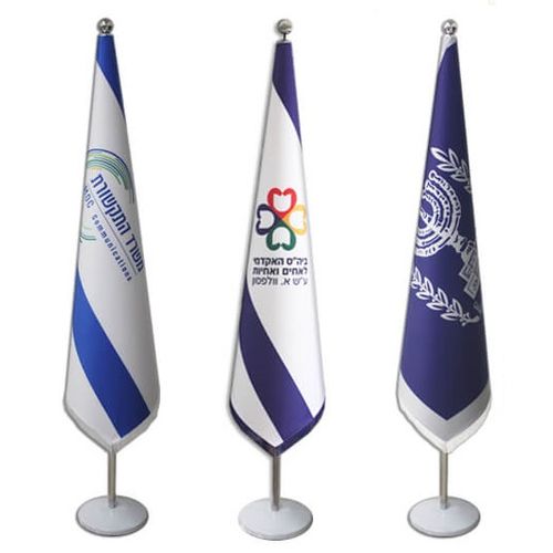 Luxurious floor cone flag