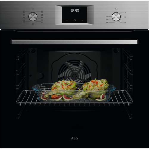 תנור בנוי 71 ליטר עם מערכת שבת למהדרין דגם AEG ABU51291M נירוסטה