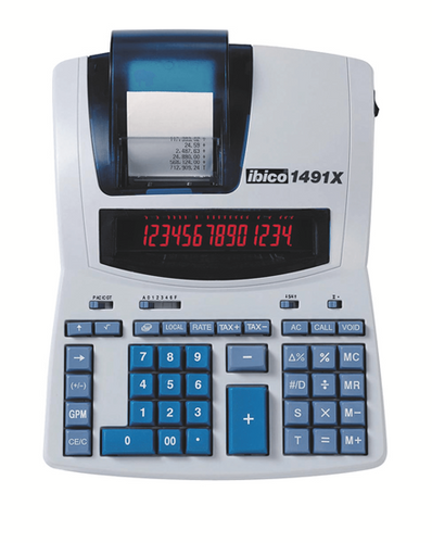 מכונת חישוב IBICO 1491x נייר טרמי