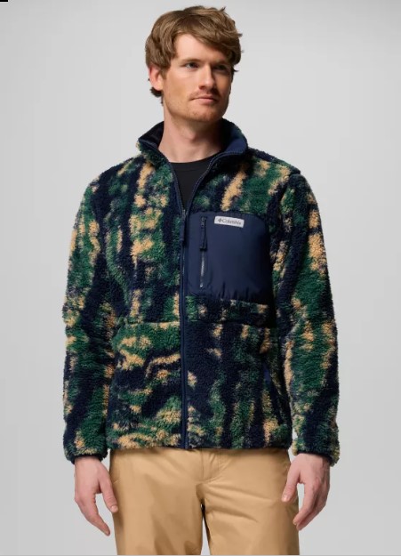פליז גברים Winter Pass Reversible Fleece נייבי - Columbia(קולומביה)