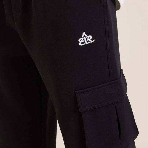 מכנס BALR מידות XS-XXL לגברים בגוון שחור קרגו