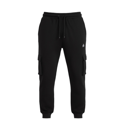 מכנס BALR מידות XS-XXL לגברים בגוון שחור קרגו